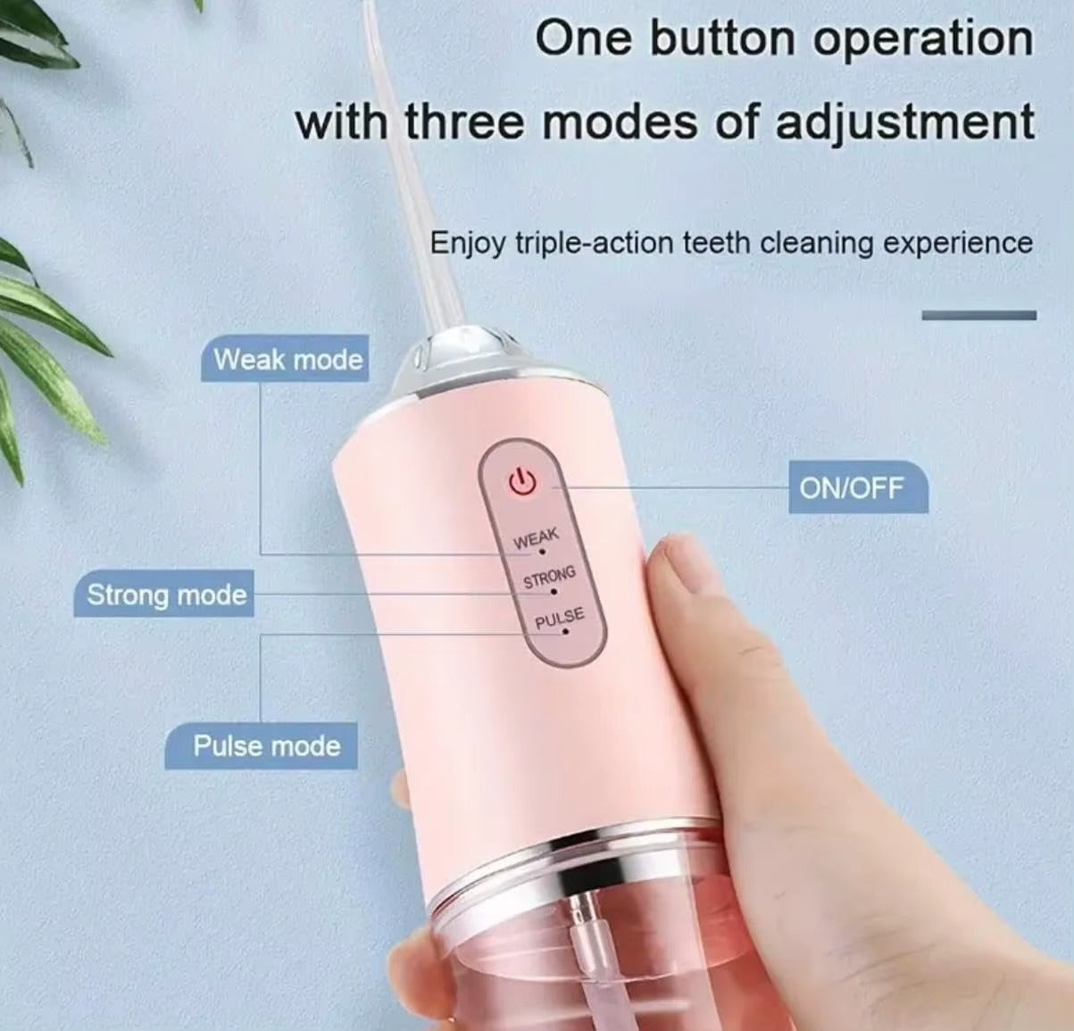 Hydropulseur Dentaire Sans Fil IPX7